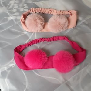 3/$15 baby pompom headbands